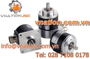 absolute rotary encoder / optical / solid-shaft / high-accuracy