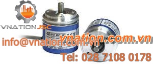 incremental rotary encoder / optical / solid-shaft / robust
