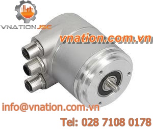 absolute rotary encoder / solid-shaft / EtherCAT / IP66