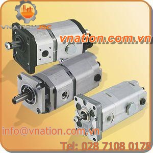 gear hydraulic pump / two-stage