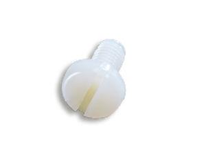 slotted screw / flat-head / plastic