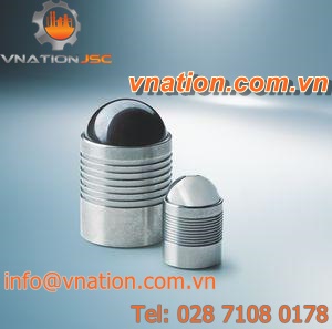 round plug / threaded / metal / leak-proofing