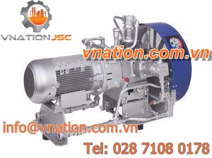 air pressure booster / piston / lubricated / cooled