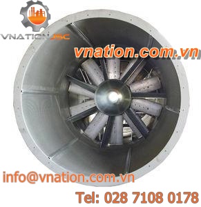 axial fan / cooling / polypropylene / aluminum