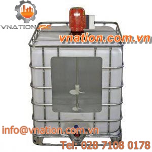 paddle mixer / batch / solid/liquid / stainless steel