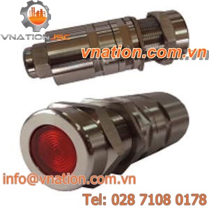 snap-in indicator light / explosion-proof / round