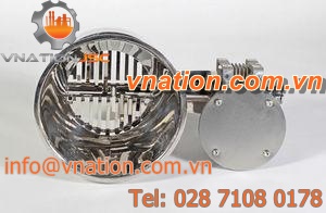rotor lump breaker / for powders / horizontal / in-line