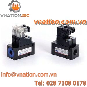 spring-return solenoid valve / 2/2-way / pneumatic