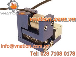 linear positioning stage / solenoid / compact / closed-loop