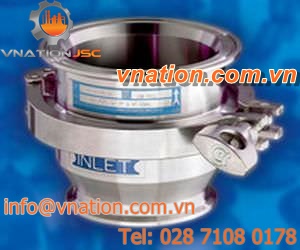 compression fitting / straight / sanitary