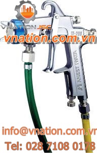 spray gun / for paint / manual / pressure feed suction