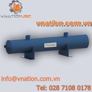 shell and tube heat exchanger / stainless steel / copper / titanium