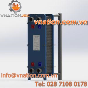 plate heat exchanger / stainless steel / titanium / for the food industry
