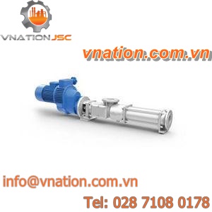 food product pump / electric / progressive cavity / for harsh environments
