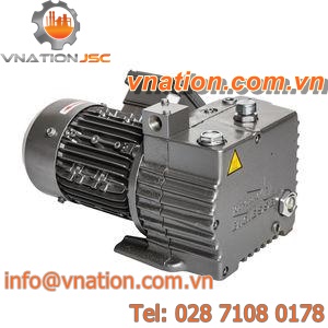 rotary vane vacuum pump / lubricated / single-stage / compact