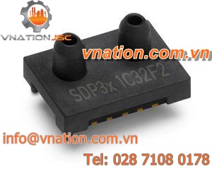 differential pressure sensor / for printed circuit boards / miniature