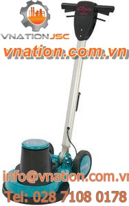 orbital polishing machine / manually-controlled / for floors / brush