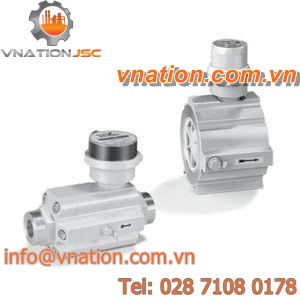 turbine flow meter / for gas / for air / flange-mount