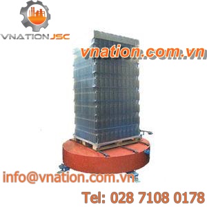 automatic rotary table / horizontal / with roller conveyor
