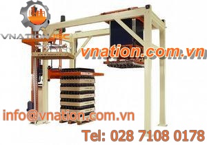 layer palletizer / glass bottle / for the glass industry / automatic