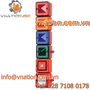 LED stack light / explosion-proof / with warning horn