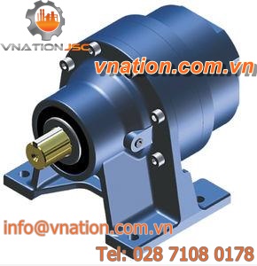 cycloidal servo-gearbox / coaxial / compact / foot-mounted