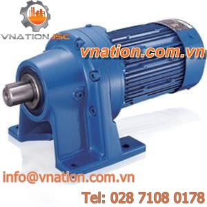 single-phase electric gearmotor / coaxial / with cycloidal reduction gear