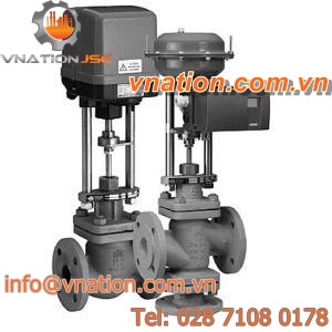 plug valve / electrically-operated / regulating / 2-channel