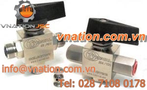 ball valve / manual / selector / 3-way