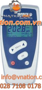 coating thickness gauge / digital display / handheld
