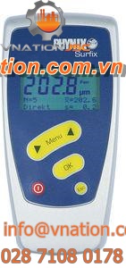 coating thickness gauge / digital display / portable