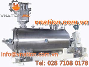 fluidized bed dryer / horizontal / paddle