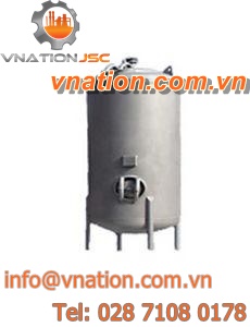 storage tank / stainless steel / vertical