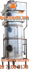 wet type dust collector / reverse air cleaning / high-efficiency