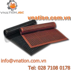 anti-static mat / anti-fatigue / elastomer / bubble