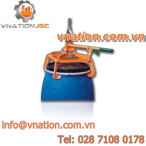 manual lifting clamp / vertical / drum
