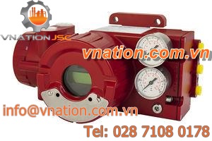 pneumatic valve positioner / rotary / linear / analog