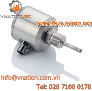 Pt100 temperature sensor / spring / for pipes / for the food industry