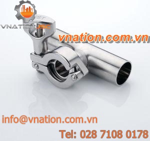 compression fitting / T / stainless steel / for level switches