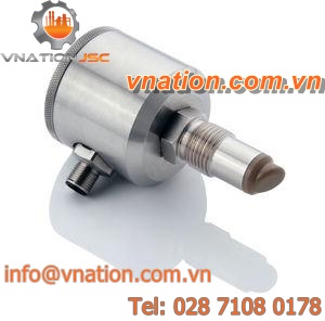 ultrasonic flow switch / for liquids / stainless steel / insertion