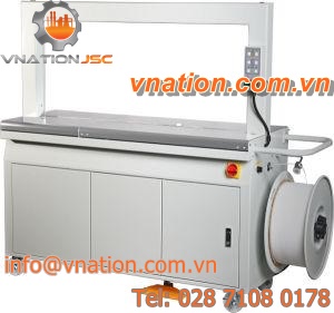 vertical strapping machine / mobile / servo-motor