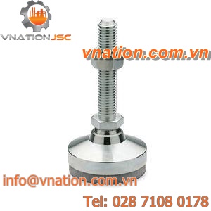 machine foot / leveling / threaded