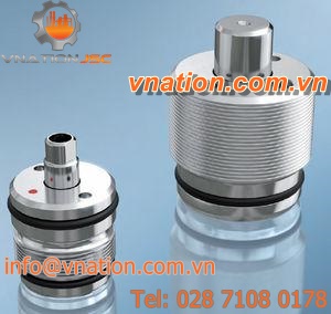 pneumatic cylinder / double-acting / short-travel