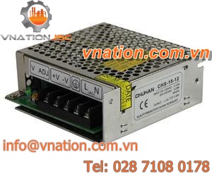 AC/DC power supply / single-output / closed frame / low-noise