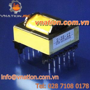 electrical power supply transformer / laminated / through-hole
