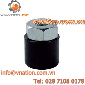 threaded cap / round / neoprene / with threaded insert