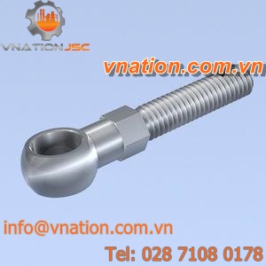 screw with eye / steel