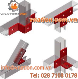 metal profile / U-shaped / for support fabrication