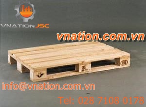 wooden pallet / ISO / industrial