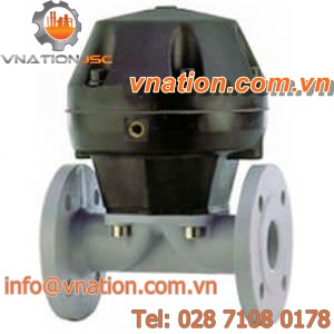 diaphragm valve / control / seat / 3/2-way control